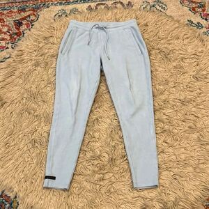 Alphalete baby blue women’s jogger sweatpants size medium